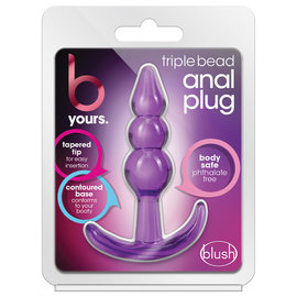 BLUSH B YOURS BEADED PLUG PURPLE