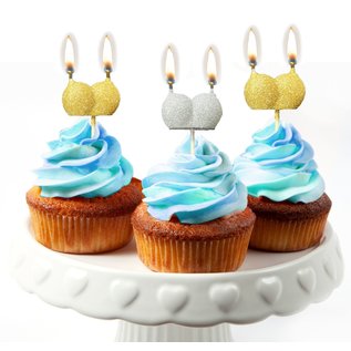 LITTLE GENIE CANDLE GLITTERATI SPARKLING BOOBIES