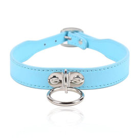 PLE'SUR BODY PRODUCTS O RING COLLAR  AQUA