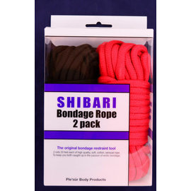 PLE'SUR BODY PRODUCTS SHIBARI ROPE 2 PACK