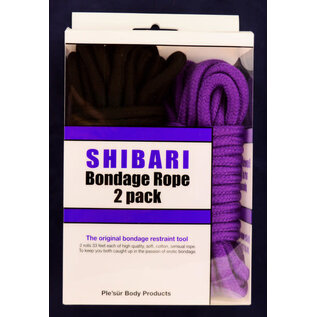 PLE'SUR BODY PRODUCTS SHIBARI ROPE 2 PACK