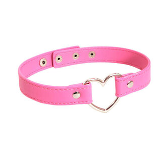 PLE'SUR BODY PRODUCTS COLLAR WITH HEART CONNECTOR