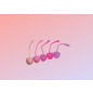 VOODOO KEGEL BALLS VOODOO CHERRY SET 5 PC