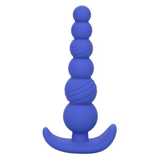 CALIFORNIA EXOTICS CHEEKY X-6 BEADED PROBE BLUE