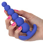 CALIFORNIA EXOTICS CHEEKY X-6 BEADED PROBE BLUE