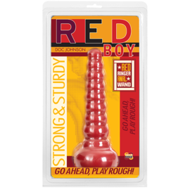 DOC JOHNSON RED BOY BEADED PLUG