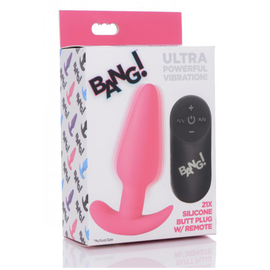 XR BRAND BANG! 21X BUTT PLUG VIBRATING WITH REMOTE