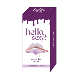 HELLO SEXY HELLO SEXY GAG ORDER PURPLE