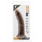 BLUSH DR SKIN DILDO 8" CHOCOLATE