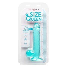 CALIFORNIA EXOTICS SIZE QUEEN DILDO 6" GREEN