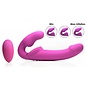 XR BRAND STRAP U EVOKE ERGO INFLATABLE VIBRATING STRAPLESS STRAP W REMOTE ON PINK