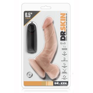 BLUSH DR SKIN KEN VIBRATING W/REMOTE FLESH 6.5"