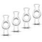 DOC JOHNSON TITANMEN STRETCH RING 4 PACK CLEAR