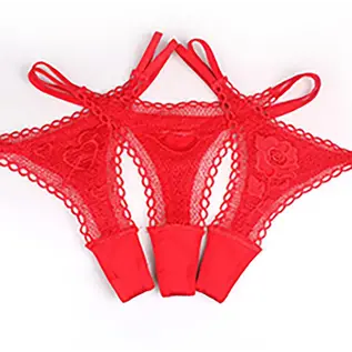 "O" HEAVENS "O" HEAVENS FLOWER PANTY LACE RED