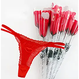 "O" HEAVENS "O" HEAVENS PANTY FLOWER LACE RED