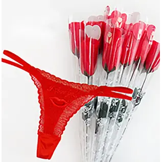"O" HEAVENS "O" HEAVENS PANTY FLOWER LACE RED