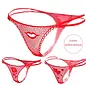 "O" HEAVENS "O" HEAVENS FLOWER PANTY LACE RED