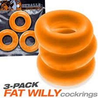 OXBALLS COCK RING OXBALLS FAT WILLY JUMBO 3 PACK