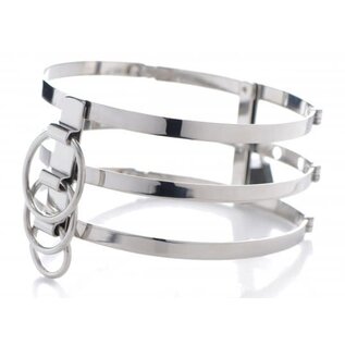 MASTER SERIES CHOKER XR TRINITY 3 RING STAINLESS STEEL