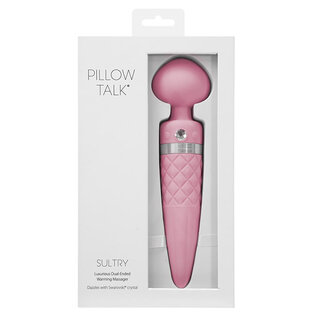 BMS FACTORY WAND PILLOW TALK SULTRY WARMING PINK