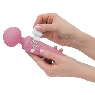 BMS FACTORY WAND PILLOW TALK SULTRY WARMING PINK