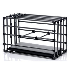 XR BRAND KENNEL ADJUSTABLE CAGE WITH PADDED BOARD