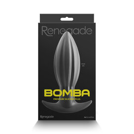 NS NOVELTIES RENEGADE BOMBA ANAL PLUG MEDIUM BLACK