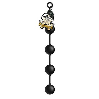 BONEYARD BONEYARD SILICONE ASS BALLZ ANAL BEADS  BLACK