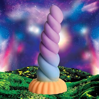 XR BRAND CREATURE COCKS  MYSTIQUE UNICORN DILDO 8" PURPLE