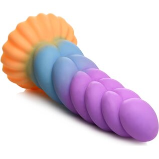 XR BRAND CREATURE COCKS  MYSTIQUE UNICORN DILDO 8" PURPLE