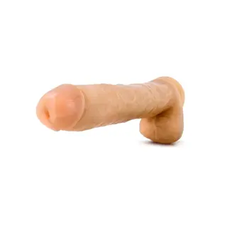 BLUSH DILDO/BALLS HUNG RIDER BRUNO 12" VANILLA