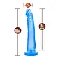 BLUSH B YOURS DONG SWEET N HARD DONG #6  8.5" BLUE