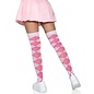 LEG AVENUE LA ARGYLE KNIT OVER THE KNEE SOCK O/S