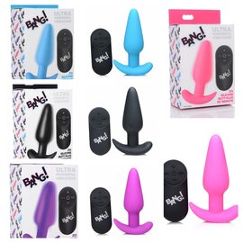 XR BRAND BANG! 21X BUTT PLUG VIBRATING WITH REMOTE