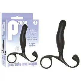 THE 9'S THE 9'S P ZONE PROSTATE MASSAGER BLACK
