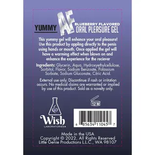 ALL NOVELTIES YUMMY AF ORAL GEL