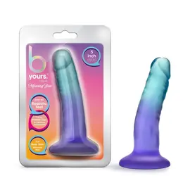 BLUSH DILDO B YOURS MORNING DEW 5" SAPPHIRE