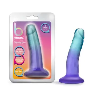 BLUSH DILDO B YOURS MORNING DEW 5" SAPPHIRE