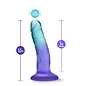 BLUSH DILDO B YOURS MORNING DEW 5" SAPPHIRE