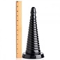 XR BRAND MASTER SERIES GIANT RIBBED CONE BLACK