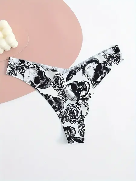 "O" HEAVENS LOW WAIST PRINT THONG