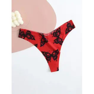 "O" HEAVENS LOW WAIST PRINT THONG