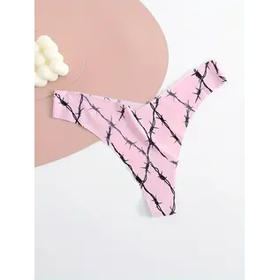 "O" HEAVENS LOW WAIST PRINT THONG