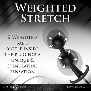 MASTER SERIES MASTER SERIES RATTLER INFLATABLE PLUG BLACK