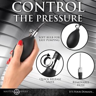 MASTER SERIES MASTER SERIES RATTLER INFLATABLE PLUG BLACK