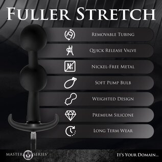 MASTER SERIES MASTER SERIES RATTLER INFLATABLE PLUG BLACK