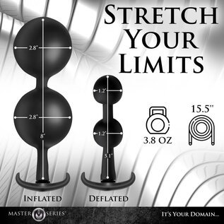 MASTER SERIES MASTER SERIES RATTLER INFLATABLE PLUG BLACK