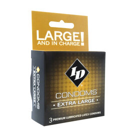 ID CONDOM EXTRA LARGE 3 PACK