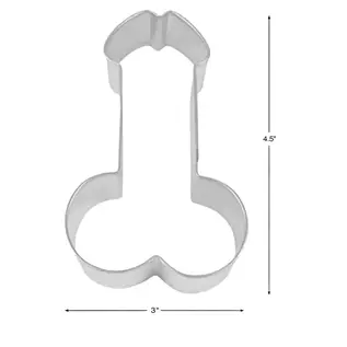 LITTLE GENIE COOKIE CUTTER GLITTERATI PENIS
