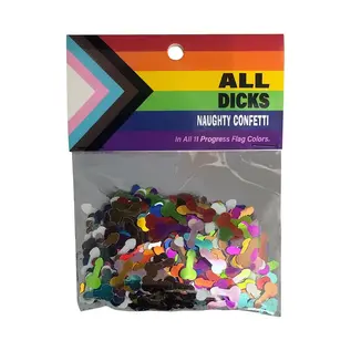 KHEPER GAMES ALL DICKS PRIDE NAUGHT CONFETTI